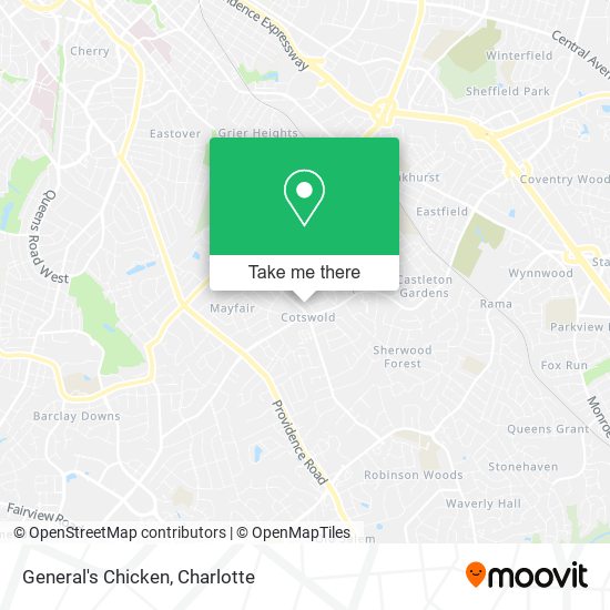 General's Chicken map
