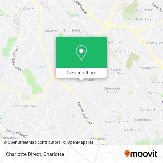 Charlotte Direct map