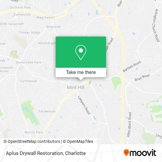 Mapa de Aplus Drywall Restoration
