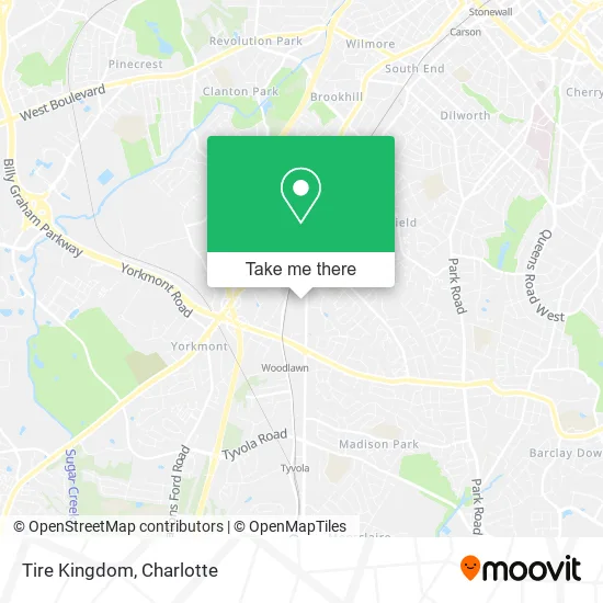 Tire Kingdom map