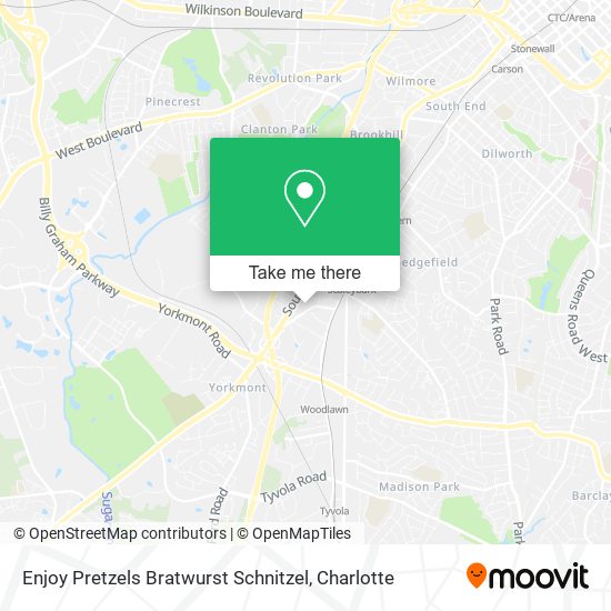 Enjoy Pretzels Bratwurst Schnitzel map