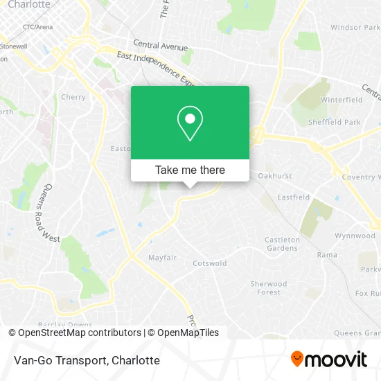 Van-Go Transport map