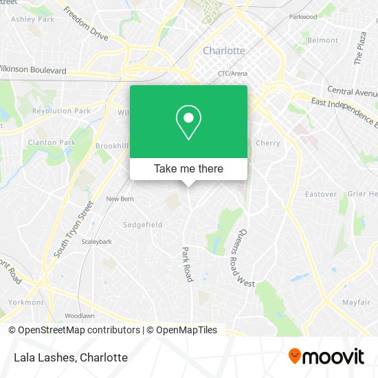 Mapa de Lala Lashes