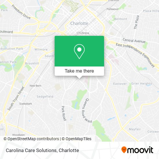 Carolina Care Solutions map