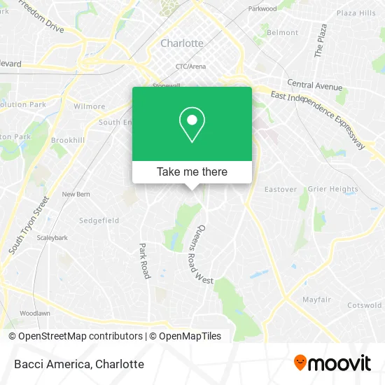 Bacci America map
