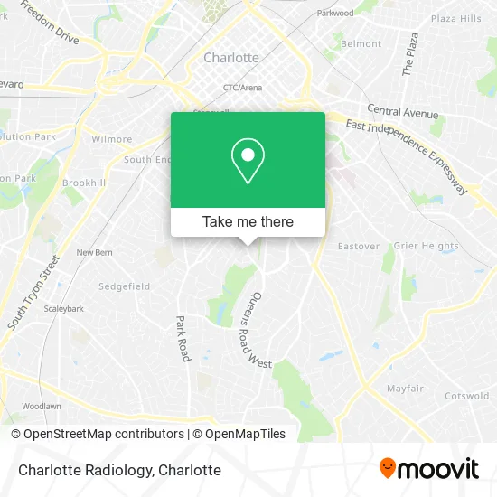 Charlotte Radiology map