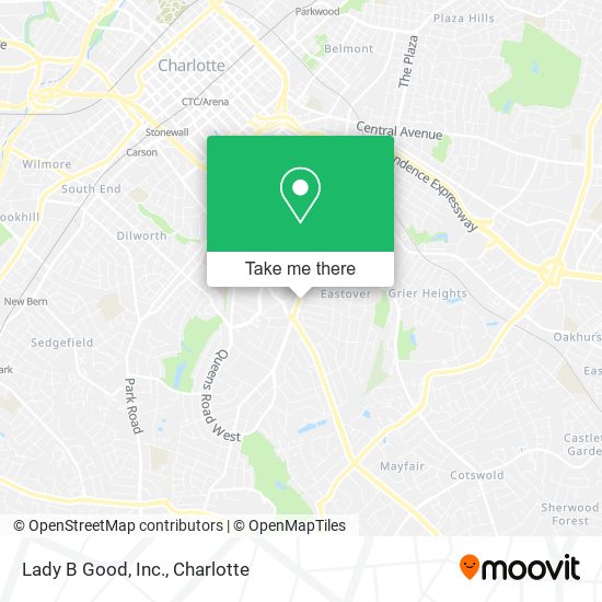 Mapa de Lady B Good, Inc.
