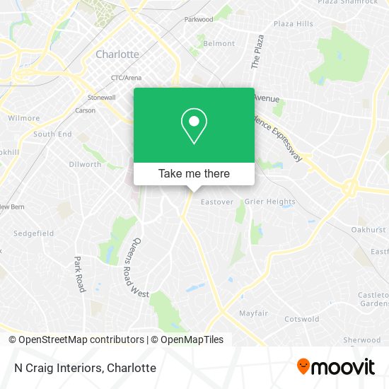 N Craig Interiors map