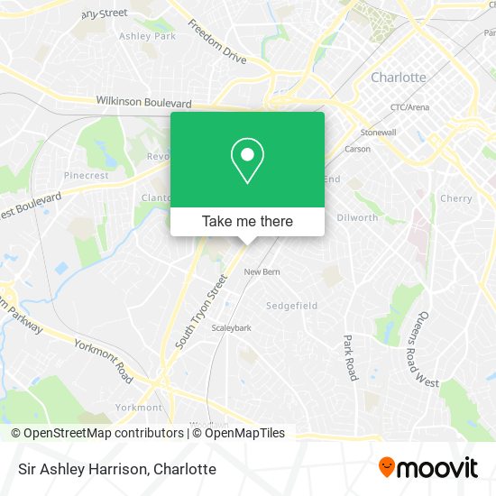 Sir Ashley Harrison map