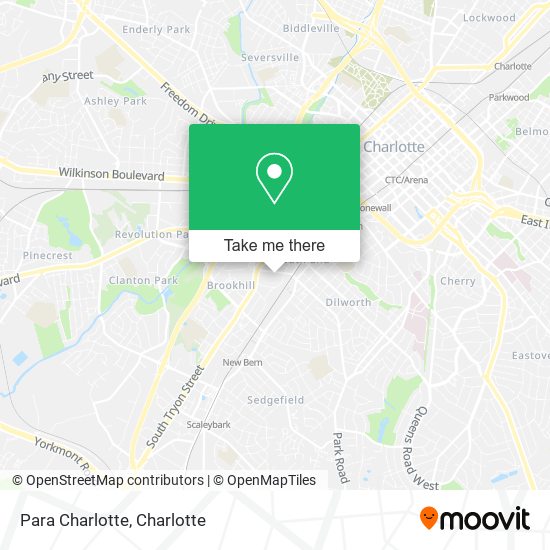 Para Charlotte map