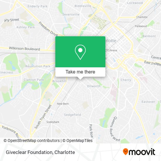 Giveclear Foundation map