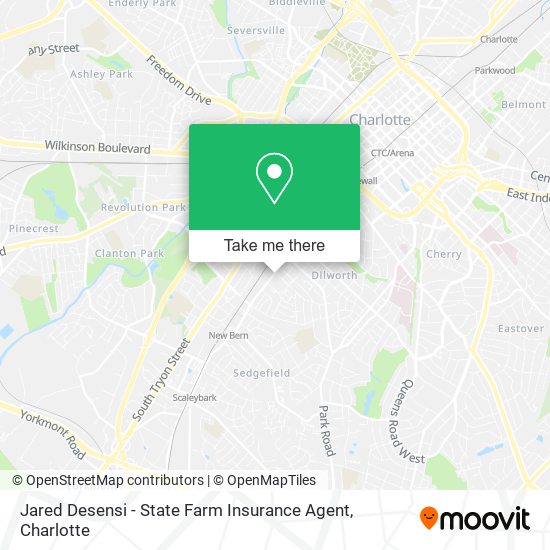 Mapa de Jared Desensi - State Farm Insurance Agent