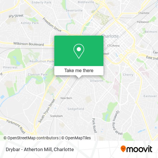 Mapa de Drybar - Atherton Mill