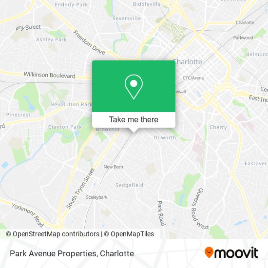 Park Avenue Properties map