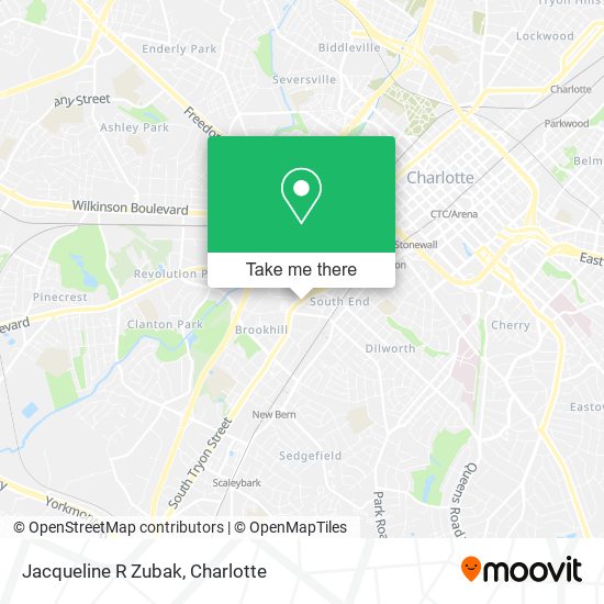 Mapa de Jacqueline R Zubak