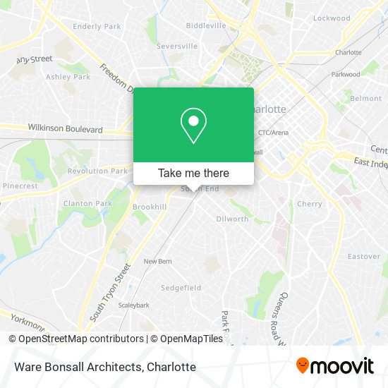 Ware Bonsall Architects map