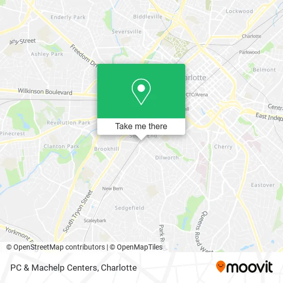 Mapa de PC & Machelp Centers