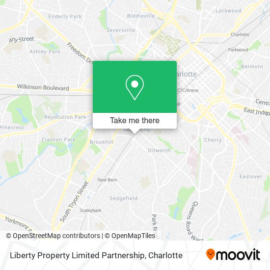 Mapa de Liberty Property Limited Partnership