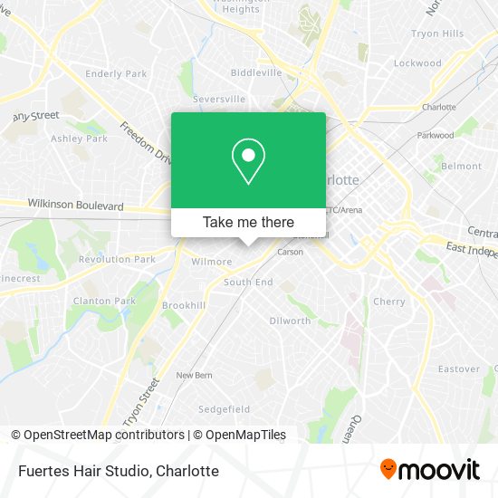 Fuertes Hair Studio map