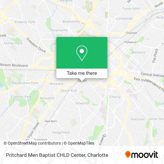 Pritchard Men Baptist CHLD Center map