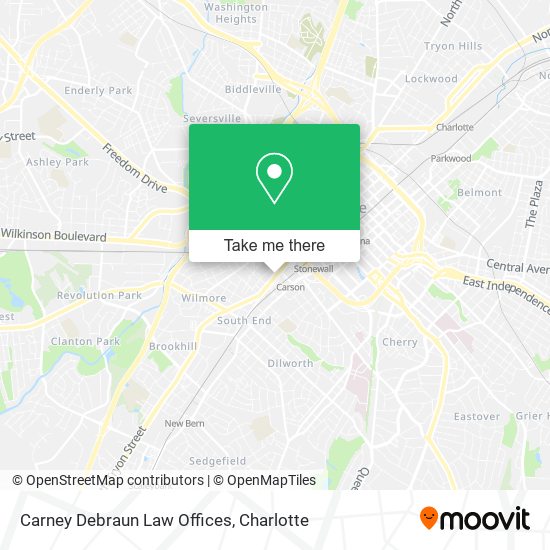 Carney Debraun Law Offices map