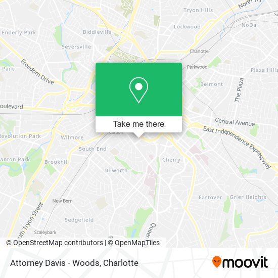 Attorney Davis - Woods map