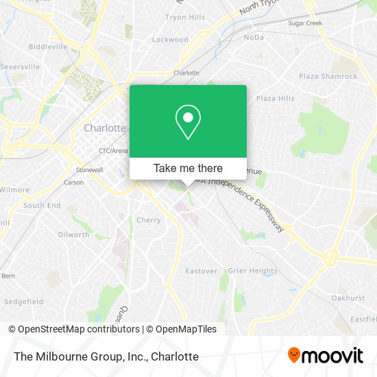 The Milbourne Group, Inc. map