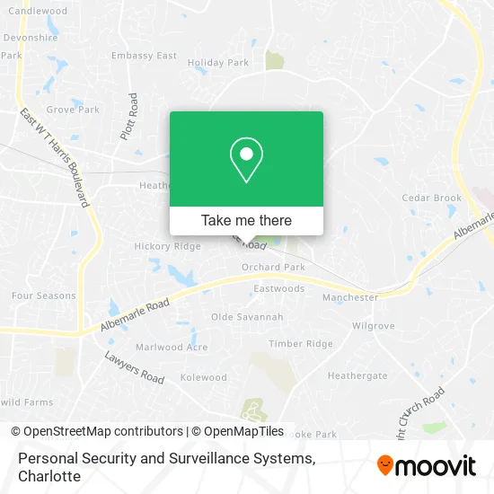 Personal Security and Surveillance Systems map