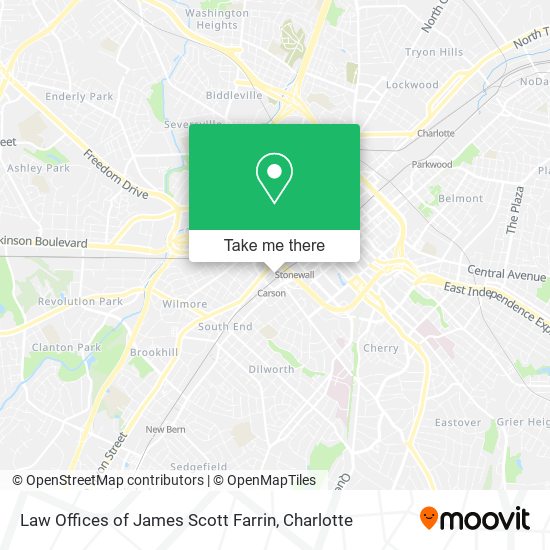 Mapa de Law Offices of James Scott Farrin