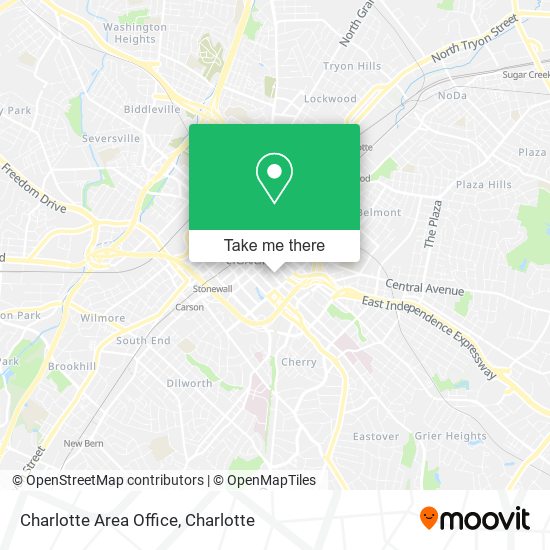 Charlotte Area Office map