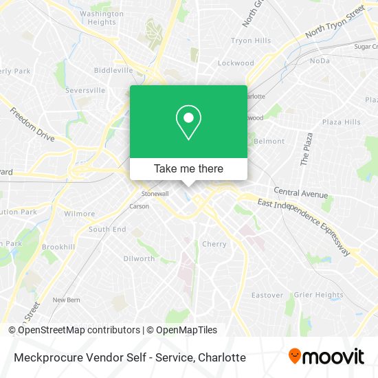 Meckprocure Vendor Self - Service map