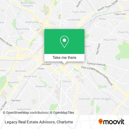 Legacy Real Estate Advisors map
