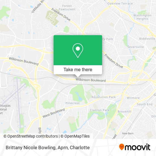 Mapa de Brittany Nicole Bowling, Aprn