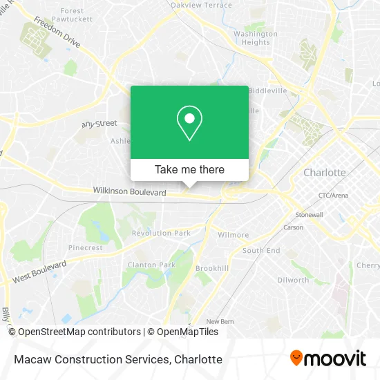 Macaw Construction Services map