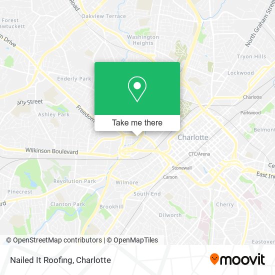 Nailed It Roofing map