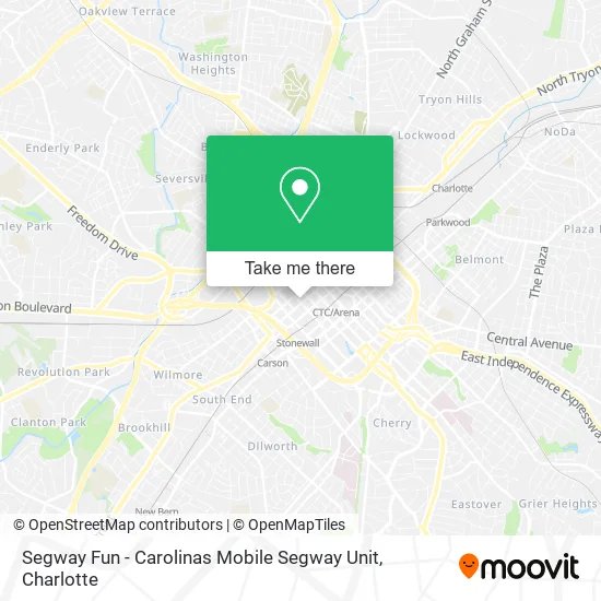 Segway Fun - Carolinas Mobile Segway Unit map
