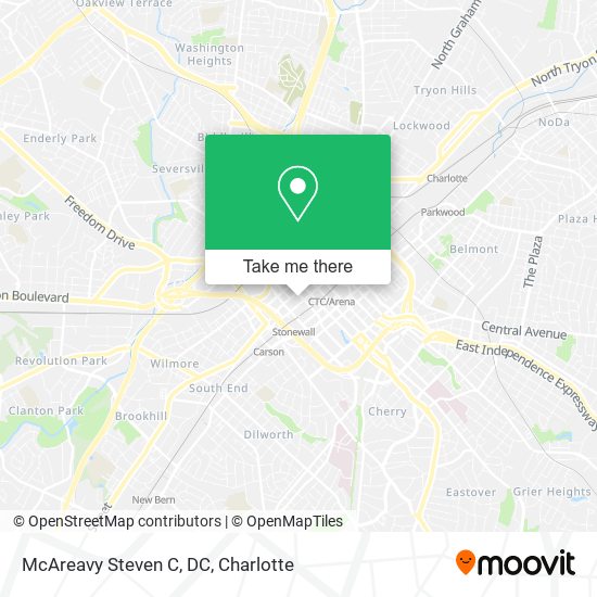 Mapa de McAreavy Steven C, DC