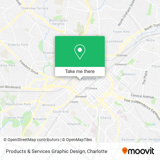 Products & Services Graphic Design map