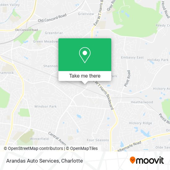 Mapa de Arandas Auto Services