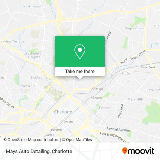 Mays Auto Detailing map