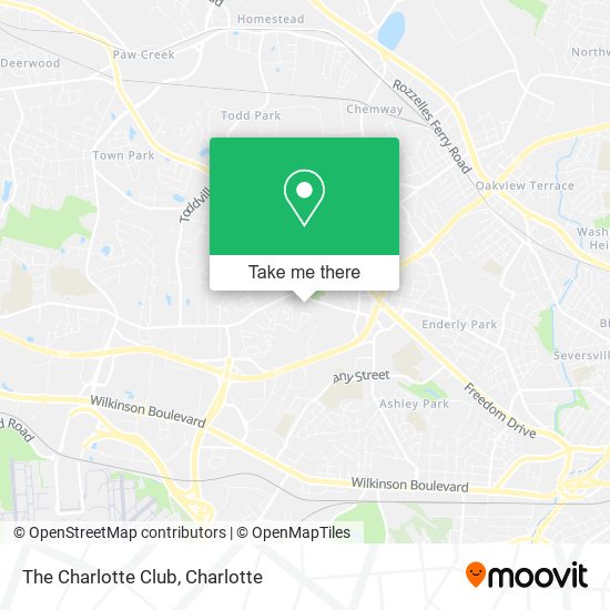 The Charlotte Club map