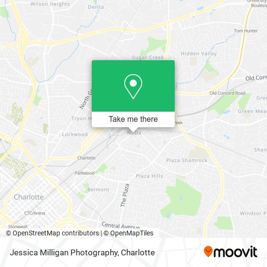 Jessica Milligan Photography map