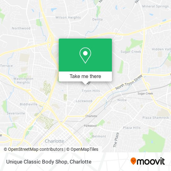 Unique Classic Body Shop map