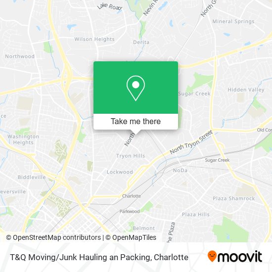 Mapa de T&Q Moving / Junk Hauling an Packing