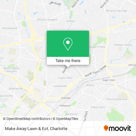 Make Away Lawn & Ect map