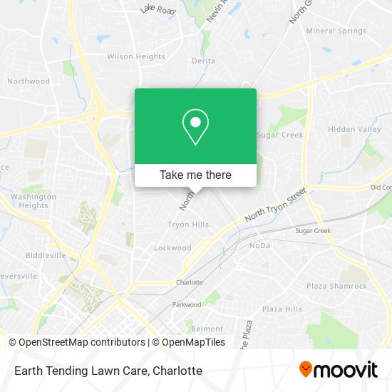 Earth Tending Lawn Care map