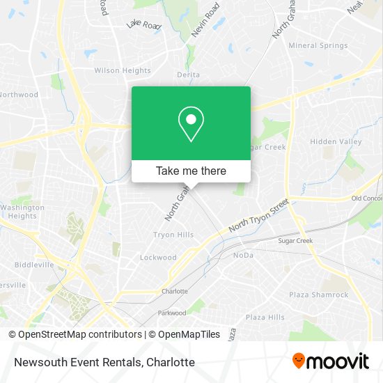 Newsouth Event Rentals map
