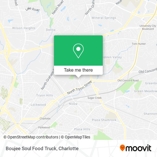Boujee Soul Food Truck map