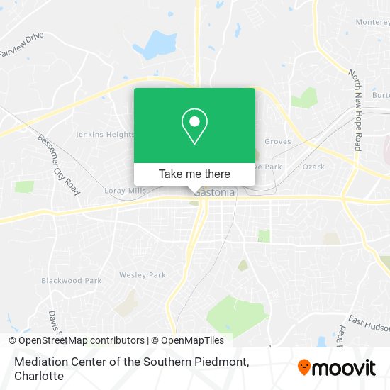 Mapa de Mediation Center of the Southern Piedmont