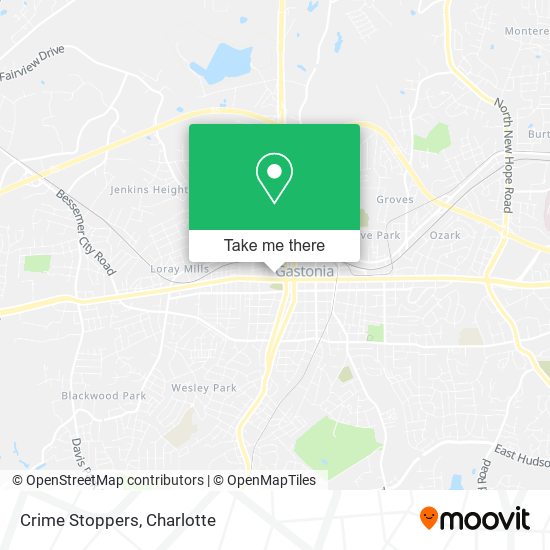 Crime Stoppers map